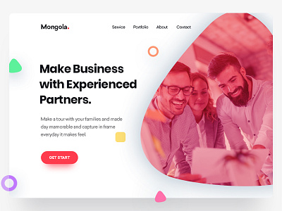 Business website header banner brand advertise business agency corporate design header slider slide home landing page people meeting office ui user interface experience ux web website webdesign