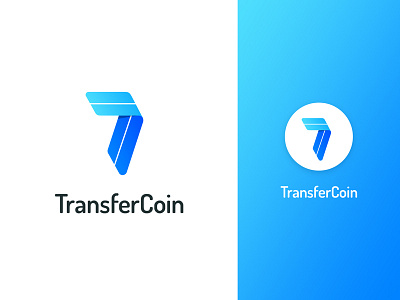 TransferCoin logo concept brand branding identity circle golden ratio line coin money pay color gradient flat design application app mobile icon logo favicon ios android material modern minimal clean payment finance crypto bitcoin transfer transaction currency ui ux user social web website webdesign page