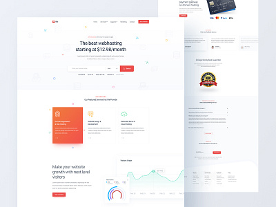 Web Hosting landing page