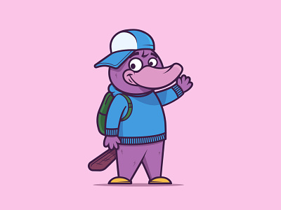 Platypus Character cartoon character design comic illustration mascot mascot character mascot design platypus vector