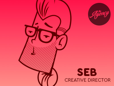 The Agency – Creative Director character design comic creative director illustration vector