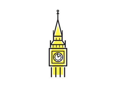 Big Ben big ben icon logo london vector