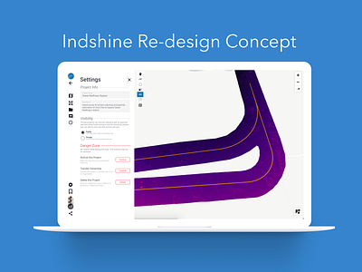 Indshine Redesign Concept Dishant Agnihotri app design business dashboard drone interaction platform product ui uiuxdesign ux designer web