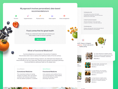 Casey Means — Landing & Contact Page