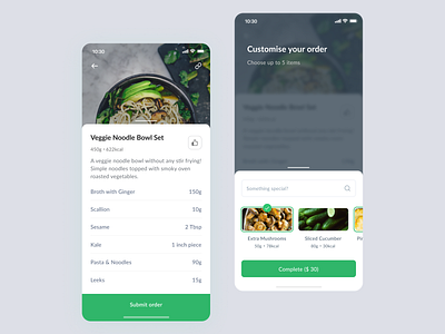 Food Delivery App • 3 Dribbble Invites