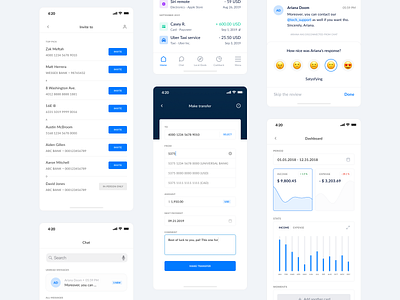 The Bank App - iOS design.