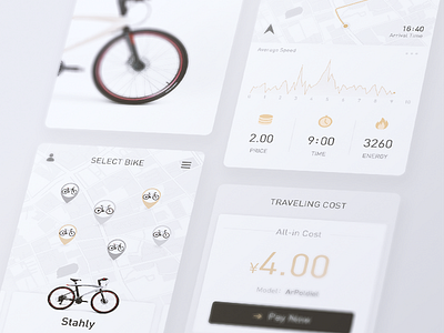 Leshi Shared Bike-Concept app bike concept