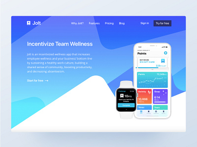 Jolt animation app branding design ui ux web web design website