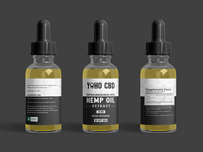 "HEMP OIL Extract" Label design black black and white bw cbd cbd oil clean design hemp hemp oil label design minimalist oil label packaging design royal