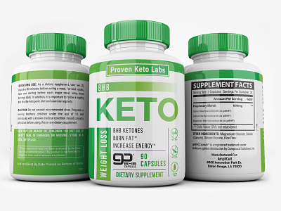 BHB Keto Label Design