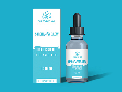 Strong And Mellow CBD Label