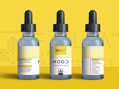 MOOD - Terpene Blend Tincture Label design branding branding design cbd oil packaging label design logo design packaging dedign