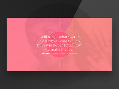 Quote for Tilt website agency colour quote redesign simple typography ui web design