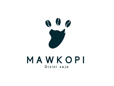 Mawkopi - Coffee Shop Logo Concept cat cat logo coffe coffee coffee logo daily logo challenge design flat flat design flat logo graphic kopi kucing logo