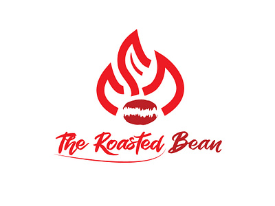 The Roasted bean brand branding circle circle logo daily logo challenge design flat flat design flat logo graphic illustration letter logo logo typography ux vector