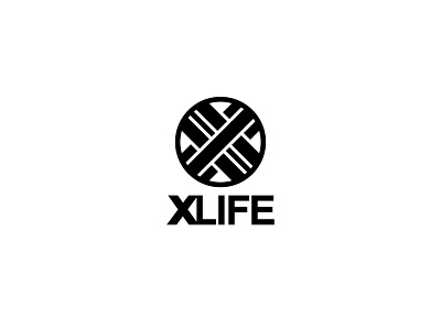 XLIFE Logo brand branding circle circle logo daily logo challenge design flat flat design flat logo graphic illustration letter logo logo vector web