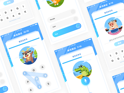 Answer page android boy deer design fox icon illustration style ui ux