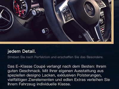 Benz-introduction page by Dragon-one for UIGREAT Studio on Dribbble