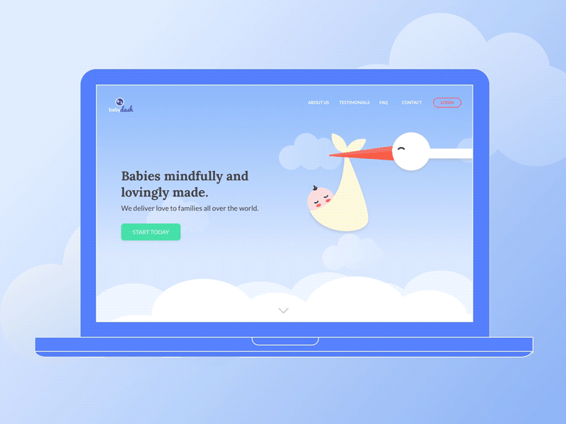 Daily UI 003 daily ui daily ui challenge delivery landing page ui ui design visual design website