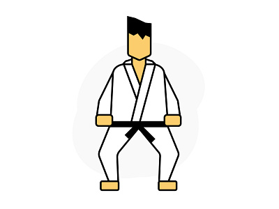 Martial Arts design flat illustration vector