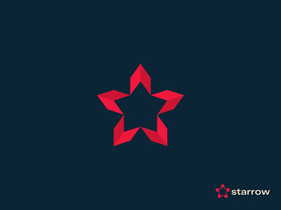 Starrow design flat icon logo logodesign logomark mark minimal