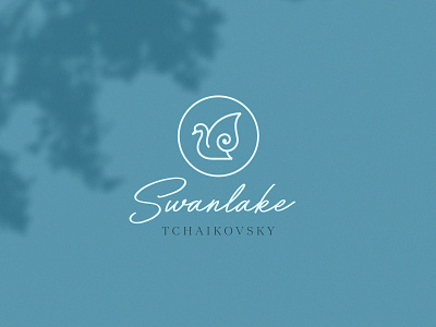 Swan Lake icon lake logo logomark mark swan