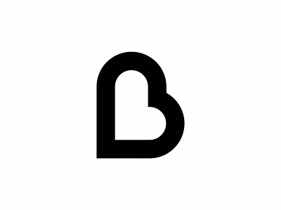 B alphabet logo brand branding design icon logo logodesign logomark logomarks minimal monogram