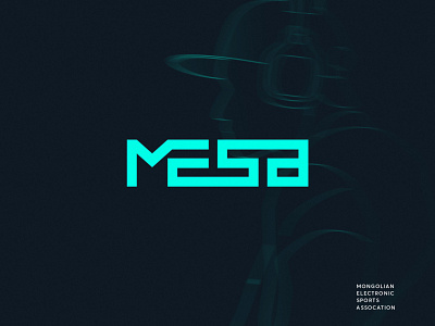 MESA branding esportlogo esports lettermark lettermark logo logo logodesign mesa mongolian rebranding