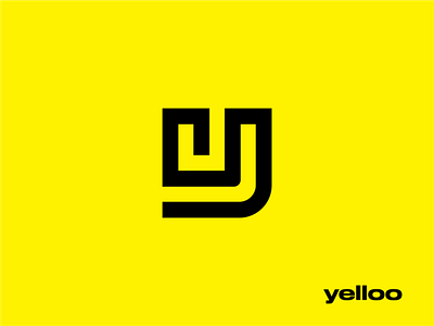 yelloo brand icon logo logo concept logodesign mark yelloo yellow