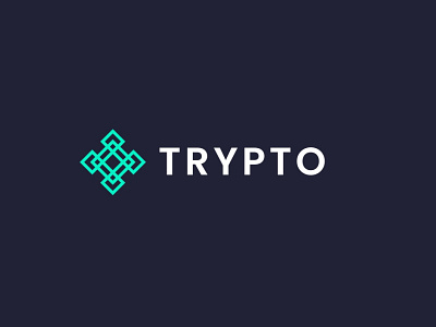 TRYPTO bitcoin brand branding crypto design exchange icon logo logodesign logomark mark trade ui