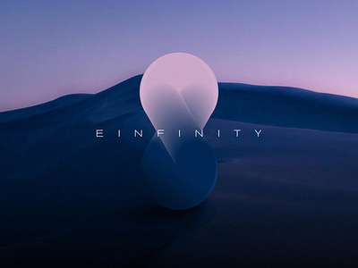 EINFINITY branding design eight gradient icon infinity logo logodesign logomark modern numbers unlimit