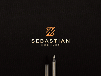 Sebastian Hechler - SH Monogram branding design flat icon lettering lettermark logo minimal monogram sh symbol vector