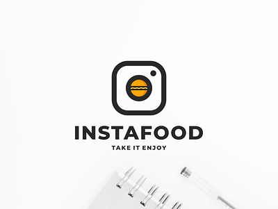 Instafood branding burger design food icon inspiration instafood instagram logo logo design logodesign logos logotype symbol vector