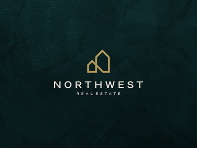 Northwest Real Estate abstract branding building design icon investment letter lettering lettermark logo minimalist monogram realestate symbol vector