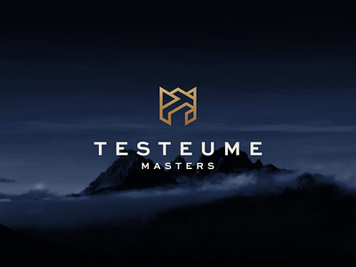Testeume Masters - TM Monogram branding design icon lettering lettermark logo monogram monogram design symbol tm typography vector