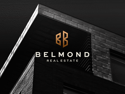 Belmond - Real Estate b brand branding building design icon lettermark logo minimal monogram realestate symbol vector