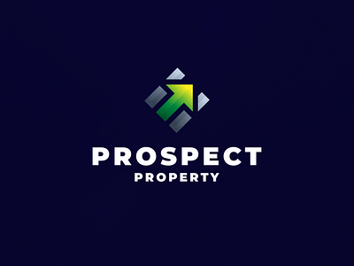 Prospect Property abstract app branding character design digital icon logo property property management symbol vector