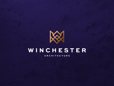 Winchester Architecture abstract achitecture character design lettering lettermark logo monogram symbol vector wa