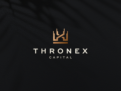 Thronex Capital abstract building crown crown logo design icon king kingdom kings logo logodesign queen symbol vector