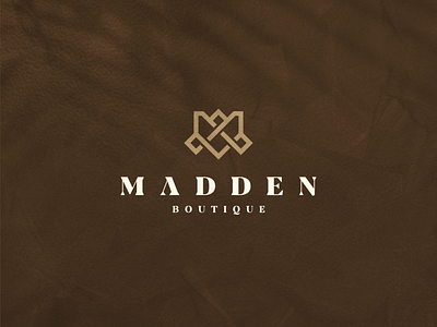 Madden Boutique boutique branding design fashion icon lettering lettermark logo logotype m monogram symbol vector