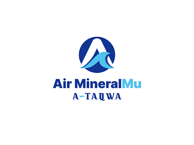 Air MineralMU A-Taqwa abstract branding design icon lettermark logo logodesign logotype monogram symbol vector water