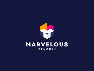 Marvelous Penguin atlantic branding character design graphic design icon illustration logo media penguin symbol ui ux vector
