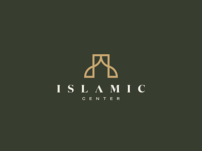 Islamic Center branding business center character design icon islamic logo pray symbol vector