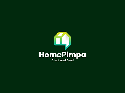 HomePimpa - Chat and Deal application branding buy character chat design home icon illustration logo sell service symbol vector web