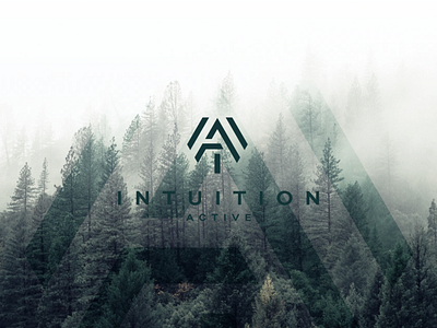 Intuition Active branding character design icon illustration logo logotype monogram symbol vector