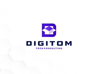 Digitom - Tech Consulting branding cosulting design digital icon lettermark logo logotype monogram software symbol tech technology ui ux vector