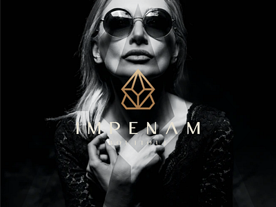 Impenam Boutique apparel boutique branding design fashion icon illustration logo luxury symbol vector women