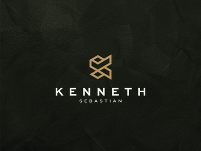 Kenneth Sebastian branding character design icon illustration ks logo luxury man monogram product symbol vector