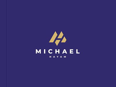 Michael Hayam - MH Monogram branding character design icon illustration letterm lettermark logo logotype mh minimlist monogram simple symbol vector