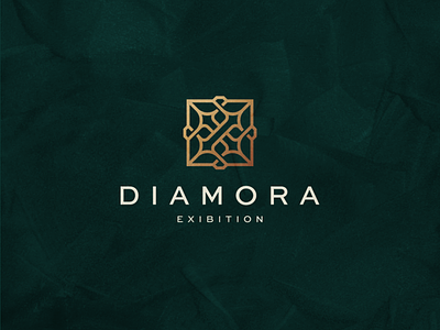 Diamora Exibition branding contest design diamond exibition icon jewellery jewelry logo luxury ring symbol vector
